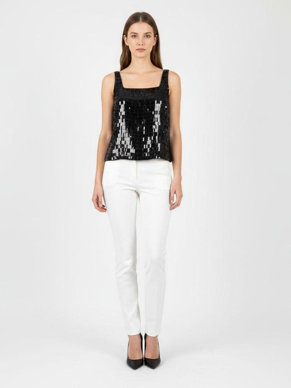 RENA ROWAN La Fete Sequin Top